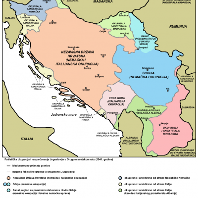 дебелацију Југославије у Другом светском рату