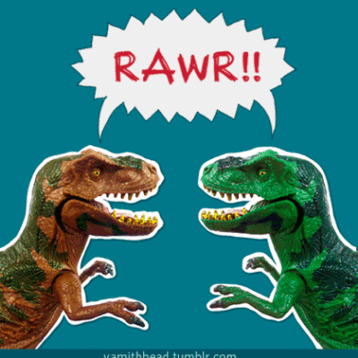два диносауруса